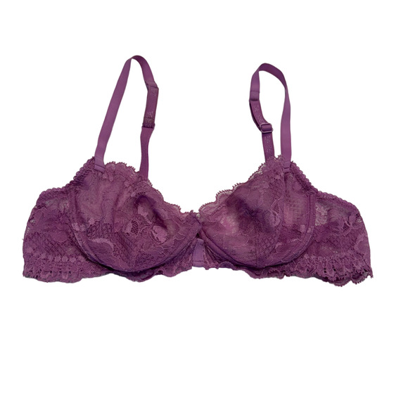 La Perla Brigitta Lilac Rose Lace Balconette Bra
